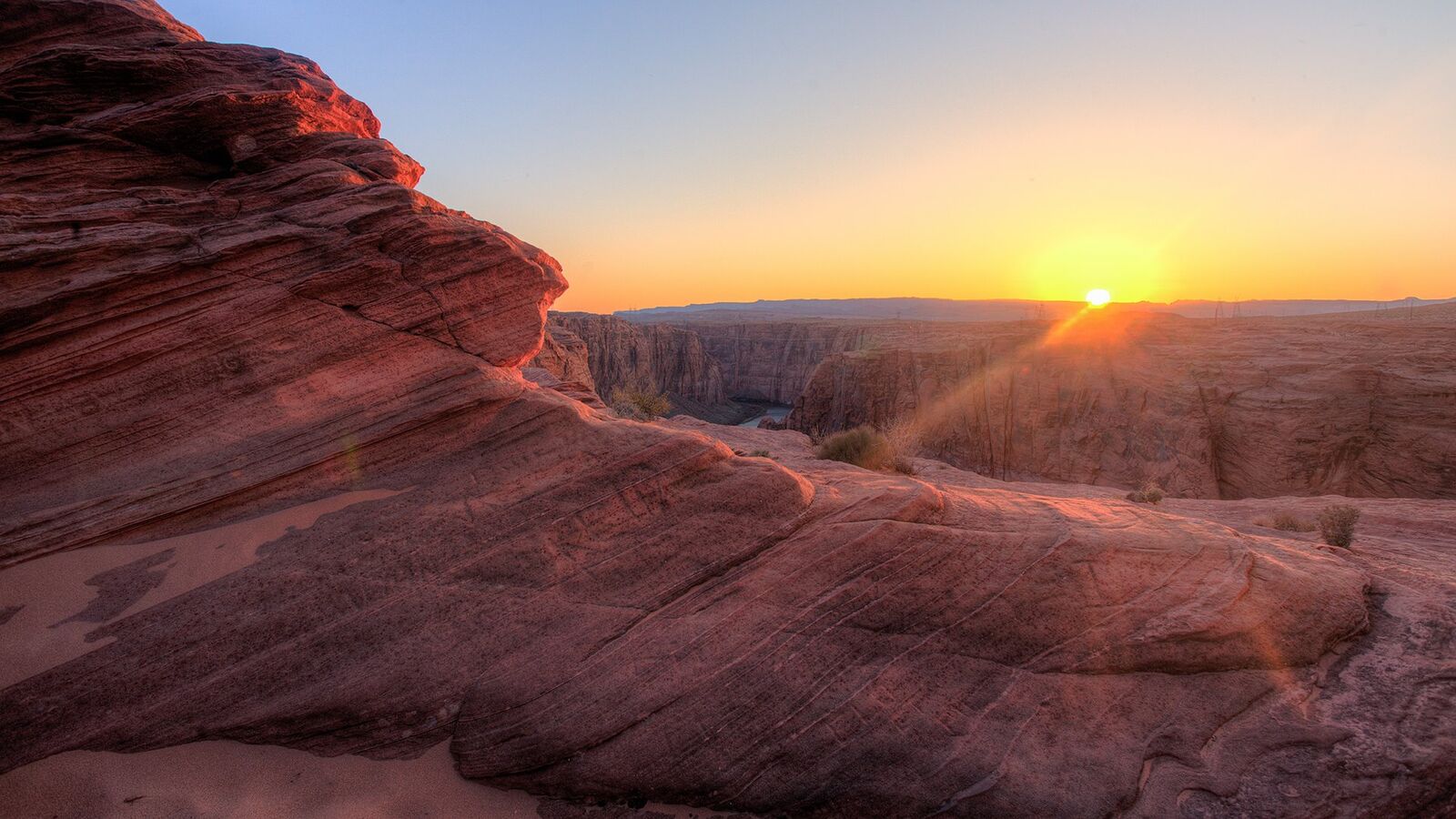 Horseshoe Bend set fra oven