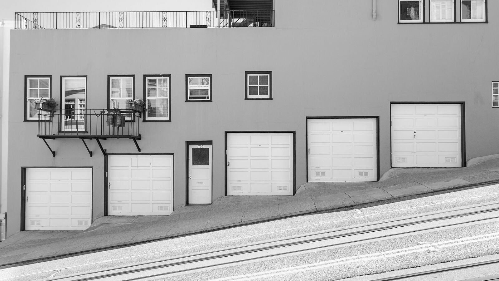Bakket gade i San Francisco